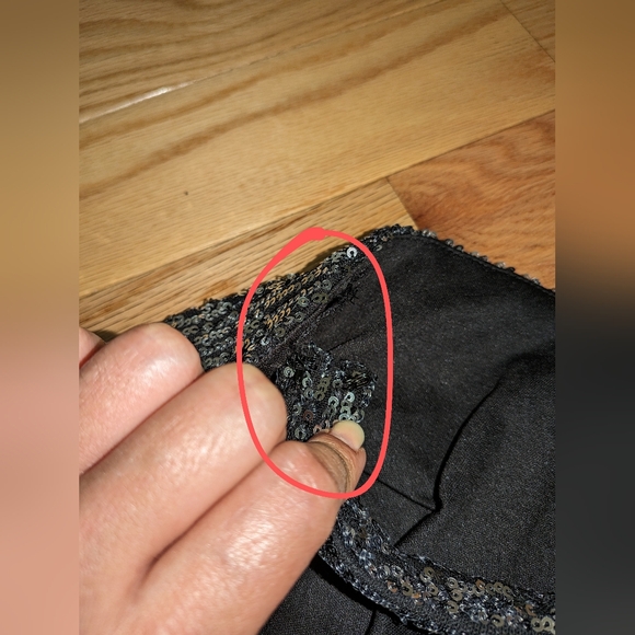 4. NWT IENNA FOR MAC DUGGAL SEQUINED ONE SHOULDER FITTED MIDI DRESS - Picture 7 of 8